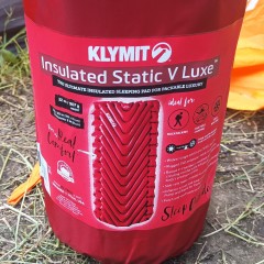 Надувной коврик KLYMIT INSULATED STATIC V LUXE PAD RED Красный